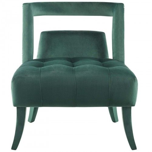 Modern Green Velvet Armchair Honor