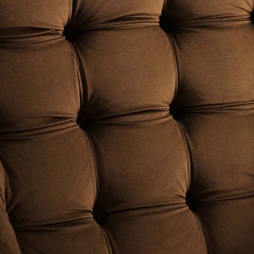 Modern Brown Button Tufted Velvet Lounge Chair Suggest 