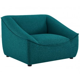 Modern Teal Blue Lounge chair Comprise