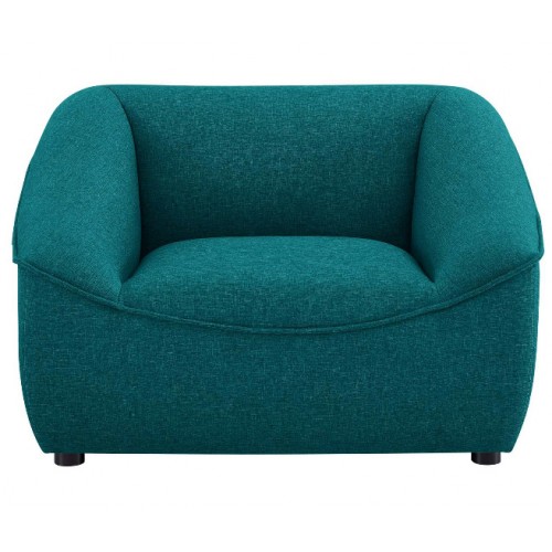 Modern Teal Blue Lounge chair Comprise