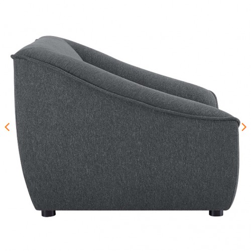 Modern Charcoal Grey Lounge Chair Comprise