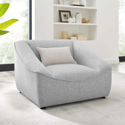 Modern Light Grey Lounge chair Comprise