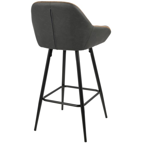 Set of 2 Modern Counter Stools Clubhouse 