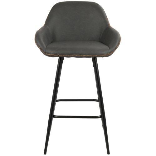 Set of 2 Modern Counter Stools Clubhouse 