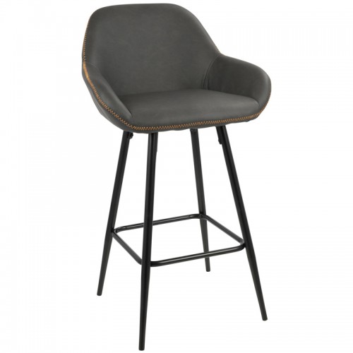 Set of 2 Modern Counter Stools Clubhouse 