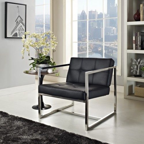 Modern leather lounge chair Hoff