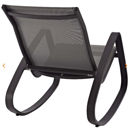 Modern Black Outdoor Rocking Chair Rock