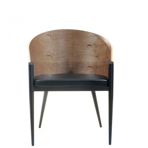 Modern walnut lounge chair Coop