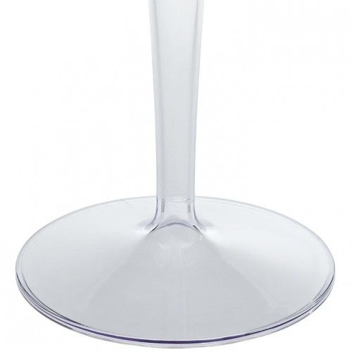 Modern Round Clear Acrylic Side Table Argo