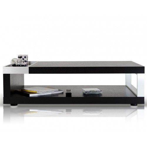 Contemporary black rectangular coffee table Nishi