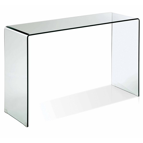 Modern clear tempered glass console table Fondi