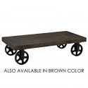 Industrial Cart Coffee Table Geary