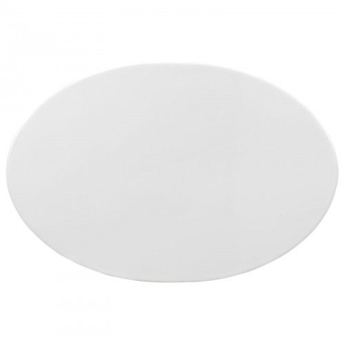 Modern White Oval Coffee Table Lippo