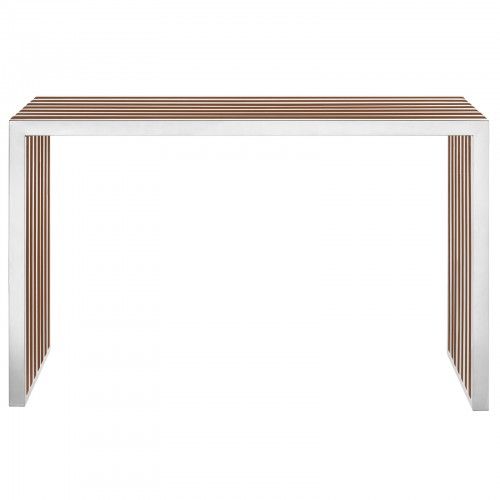 Modern Metal and Walnut Console Table George