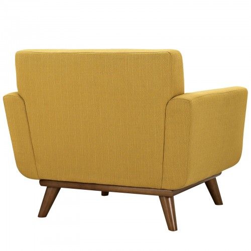 Modern Fabric Lounge Chair Calvin