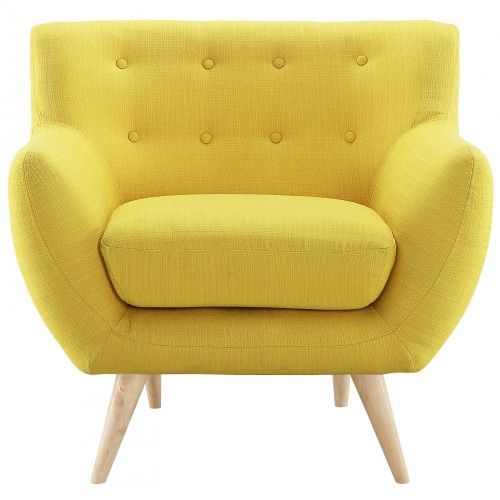 Mid-century Modern Fabric Lounge Chair Harvey