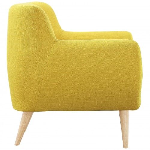 Mid-century Modern Fabric Lounge Chair Harvey