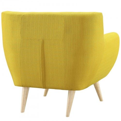 Mid-century Modern Fabric Lounge Chair Harvey