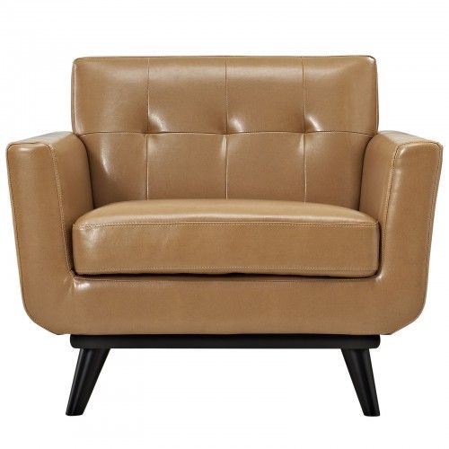 Modern Leather Lounge Chair Calvin