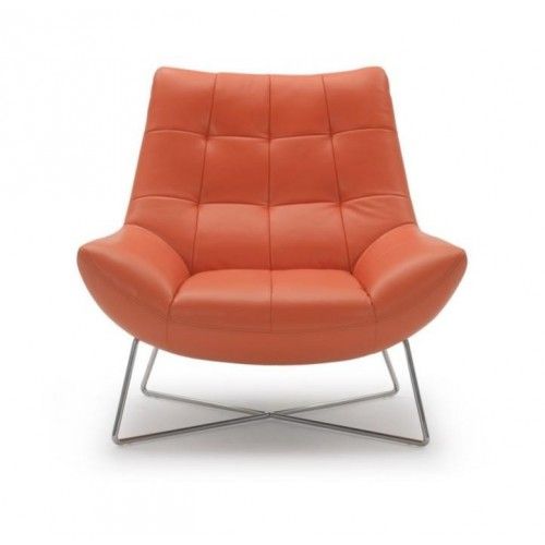 Modern Orange Lounge Chair