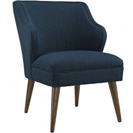 Mid-century Modern Fabric Lounge Chair Julian
