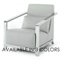 Modern Leather Lounge Chair Eric