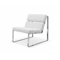 Modern leather lounge chair Angello