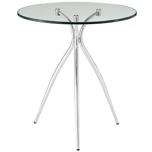 Modern Round Glass Side Table Rick