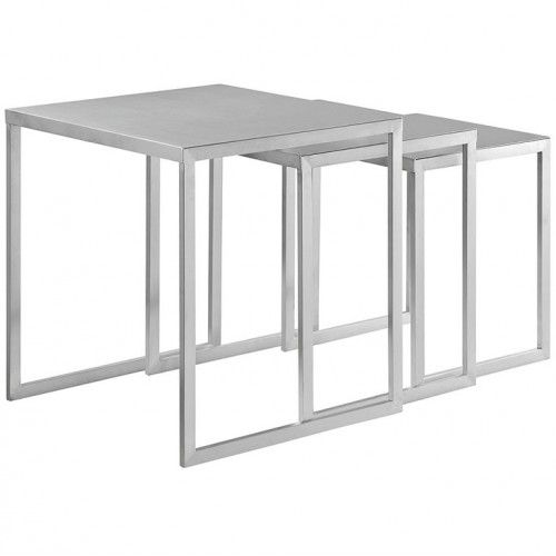 Industrial Stainless Steel Nesting Table Square