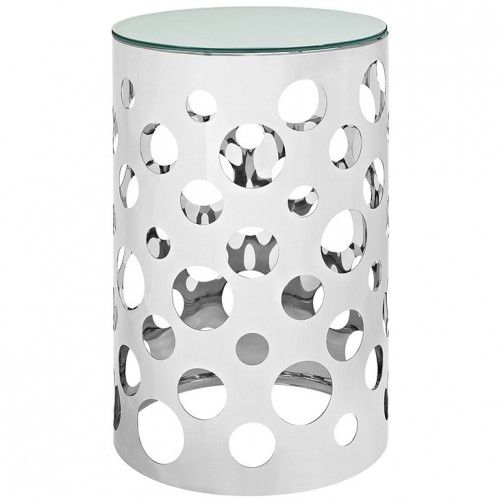Modern Round Glass Side Table Concord