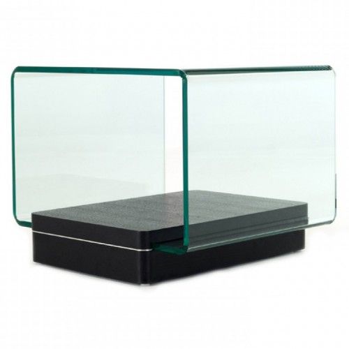 Modern glass end table Elsa