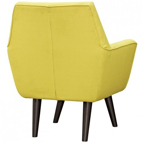 Mid-century Modern Fabric Lounge Armchair Nicolas