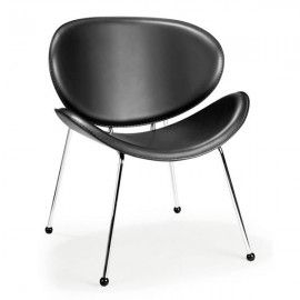 Modern Leatherette Lounge Chair Match (set of 2)