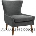 Modern Fabric Lounge Chair Kent