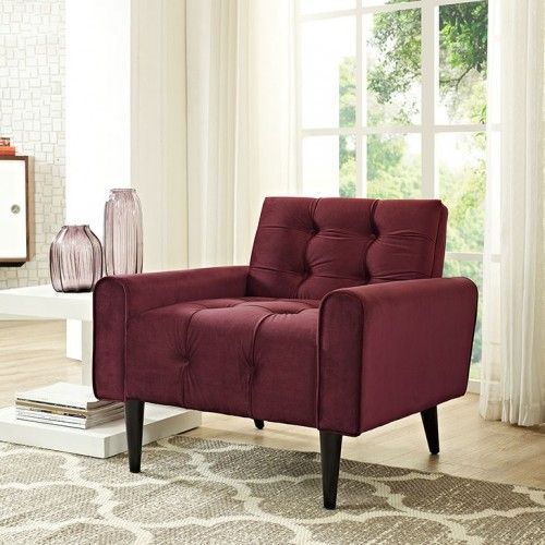 Mid-century Modern Fabric Lounge Chair Dallas
