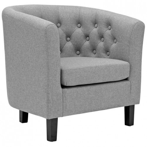 Modern Fabric Club Chair Champ