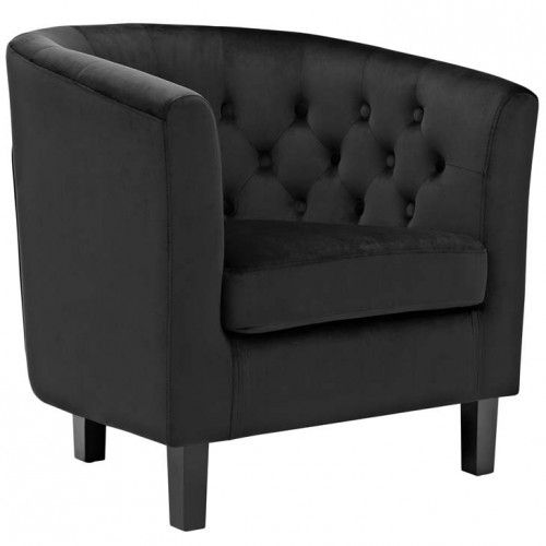 Modern Velvet Club Chair Champ