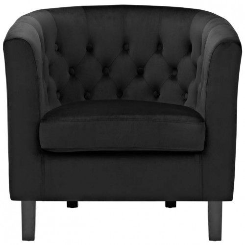 Modern Velvet Club Chair Champ