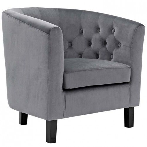 Modern Velvet Club Chair Champ