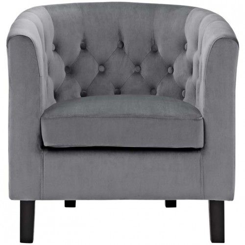 Modern Velvet Club Chair Champ