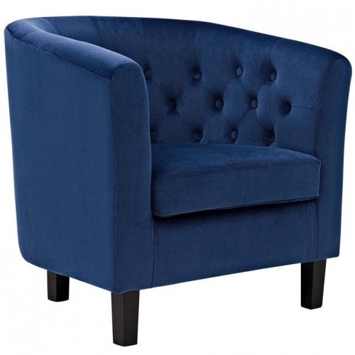 Modern Velvet Club Chair Champ