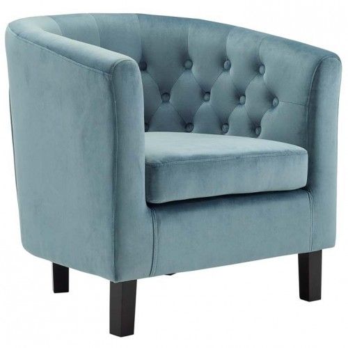 Modern Velvet Club Chair Champ