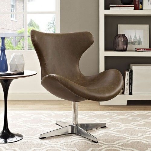 Mid-century Modern Swivel Lounge Chair Helmut