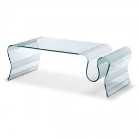 Modern glass coffee table Discovery