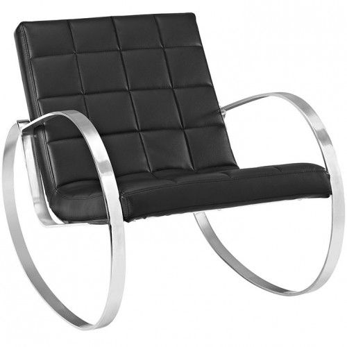 Modern Leather Rocking Chair Greg