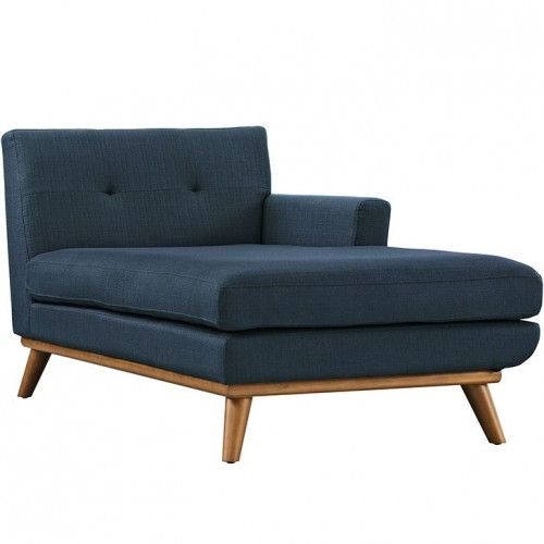 Mid-century Modern Fabric Left-Facing Sectional Sofa Calvin