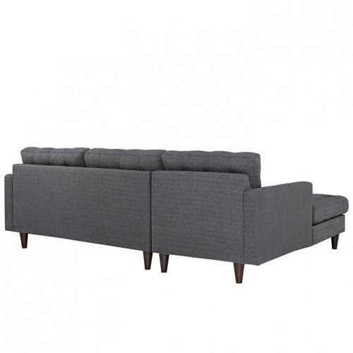 Mid-century Modern Fabric Left-Facing Sectional Sofa Imperial