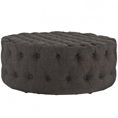 Modern Fabric Ottoman Asti