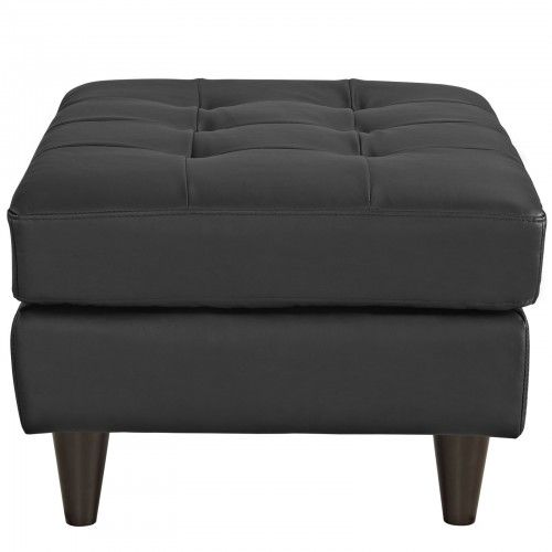 Modern Bonded Leather Ottoman Imperial