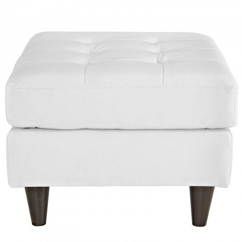 Modern Bonded Leather Ottoman Imperial